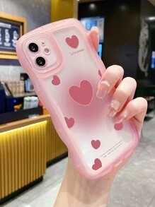 1 Miếng Bóng Hình trái tim Ốp lưng & bao da điện thoại - Màu Hồng baby - Xem 3