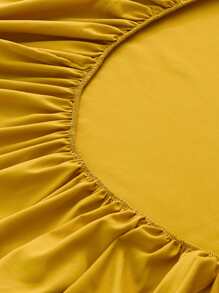 1 pieza de moda simple unicolor Funda de colchón transpirable agradable para la piel Colcha a prueba de polvo Protector para dormitorio Textiles para el hogar ropa de cama - Multicolor - Ver 8