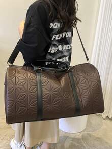 Large Capacity Travel Shoulder Bags For Men And Women Luxurious Designer Unisex Messenger Bags And Handbags - Brown - View 3