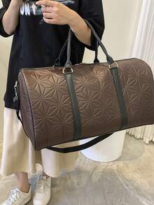 Large Capacity Travel Shoulder Bags For Men And Women Luxurious Designer Unisex Messenger Bags And Handbags - Brown - View 5