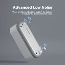 Ultrasonic Jewelry Cleaner, Portable Professional Ultrasonic Cleaning Machine For Cleaning Jewelry, Glasses, Watches, Razors, Razor Heads, 12oz 350ml (battery Not Included) - White - View 4