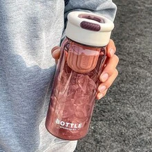 verano portátil Infusor de té Botella de agua con separación diseño - Blanco - Ver 1