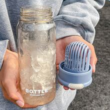 verano portátil Infusor de té Botella de agua con separación diseño - Blanco - Ver 4