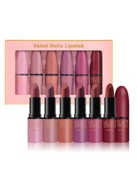 LANGMANNI 6 Colors Velvet Matte Lipstick Set