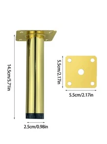 4 chân sắt có thể điều chỉnh nội thất - Vàng - Xem 7