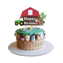 31pcs Farm Themed Birthday Party Supplies - Multicolor - View 5