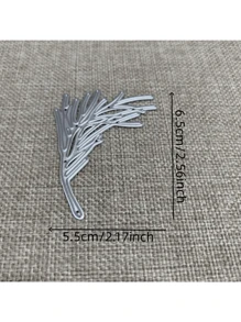 小豬工藝金屬切割模具切割模具模具聖誕針分支剪貼簿紙工藝刀模具刀片打孔模板模具 - 杏色 - 查看 2