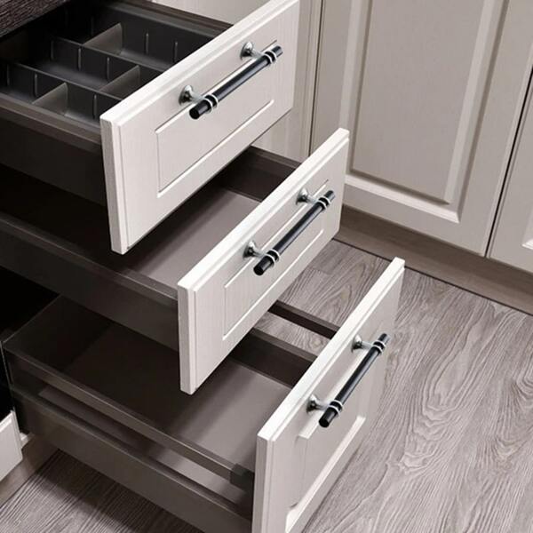 Aluminum Alloy Black Gold Door Handle Wardrobe Kitchen Cabinet Drawer Solid Handle Furniture Handle European Modern Hardware