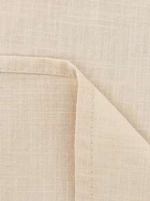 1 pieza Servilleta de tela unicolor - Beis - Ver 3