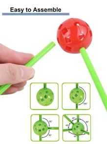 120入組孩子的穴居建造套件,建築組件,小屋建造套件,適用於3-11歲兒童的室內和室外活動 - 彩色 - 查看 3