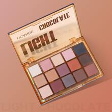UCANBE Colorful 15 Shades Eyeshadow Makeup Palette,Shimmer Matte Metallic High Pigmented Neutral Bold Waterproof Eyes Shadow, Creamy Blendable Make Up Pallet Set - Light Chocolate - Nhiều màu - Xem 4