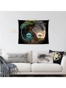 Hoa văn cây Boho Tường Tấm thảm Đồ trang trí Đối với Phòng khách , Phòng ngủ , Ký túc xá - Nhiều màu - Xem 2