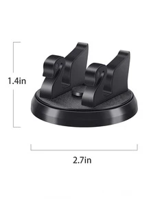 Trang trí thiên nga Có thể xoay Giá đỡ điện thoại trên ô tô - màu đen - Xem 10