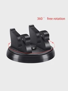 Trang trí thiên nga Có thể xoay Giá đỡ điện thoại trên ô tô - màu đen - Xem 6