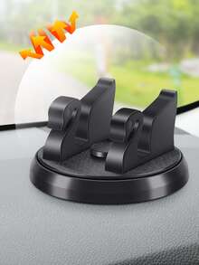 Trang trí thiên nga Có thể xoay Giá đỡ điện thoại trên ô tô - màu đen - Xem 4