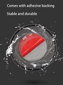 Trang trí thiên nga Có thể xoay Giá đỡ điện thoại trên ô tô - màu đen - Xem 5