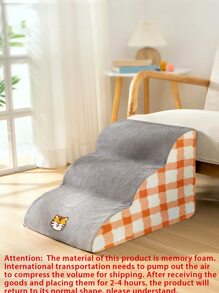 Pet Stairs For Bed, Detachable Sponge Step Ladder With Anti-Slip Bottom For Cats And Dogs - Yellow - View 7