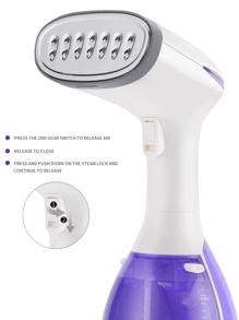 Purple Steamer for Clothes,15s Heat up Handheld Clothes Steamer  Portable Garment Steamer Fabric Wrinkle Remover, Travel Steamer Iron for Clothes, Curtains and Bedding