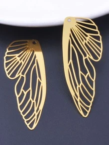 6pcs/set Creative Wing DIY Pendant For Women For DIY Jewelry Making