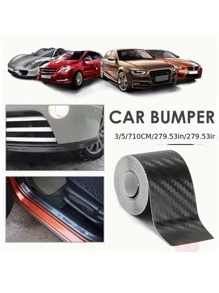 1 cuộn 6D Textured PVC Nhãn dán xe hơi - màu đen - Xem 7