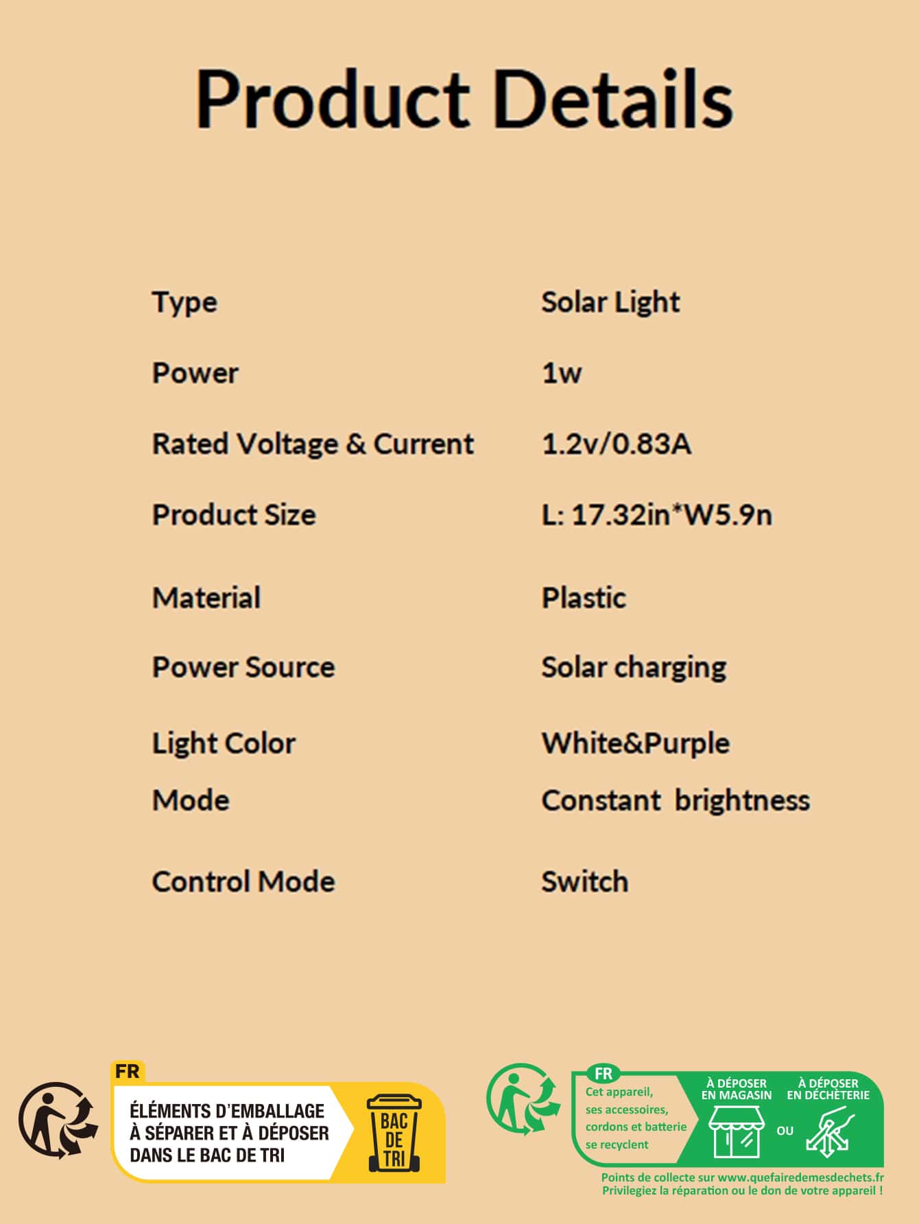 1入組太陽滅蚊戶外花園草地蚊子驅蟲蚊子陷阱電擊類型 - 彩色 - 查看 6