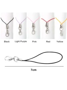 30/100 sztuk brelok pasek sznurki nylonowa nić lina wisiorek na sztuczna biżuteria łańcuszek do telefonu breloki akcesoria do rękodzieła