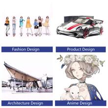 酒精彩色記號筆套裝顏色、藝術岩畫、復活節彩蛋、萬聖節南瓜、卡片製作、金屬、陶瓷、酒杯 - 彩色 - 查看 5