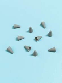 10pcs Silicone Stylus Pen Tip Case Compatible With Apple Pencil - Grey - View 3