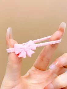 90入組女孩甜美卡通糖果色拇指髮帶 - 彩色 - 查看 4