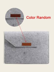 15.6 Inch Wool Felt Laptop Sleeve Bag Case For Air/Pro, Also Suitable For Matebook Or Power Mini Pack With Mouse Pad - Grey - View 4