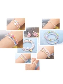 15格裝飾黃色珠子抹胸帶洞適用於手工手環項鍊珠寶製作