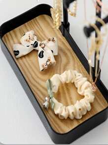 1pc Jewelry Organizer Hanging Holder For  Necklaces Rings Earrings Display Stand - White - View 3