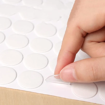 10PCS Round 10mm*30 Grains Acrylic Double-Sided Adhesive Tape No Trace Nano Waterproof Adhesive Sticker Home Party Decor Car Fixing Pad, Stickers, Wall Decal, Vinyl Decal For Home Decorations, Spring Decoration Items Refresh Your Home, Festival Decoration Stickers Gifts Birthday Graduation