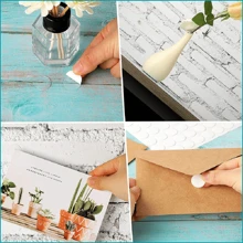 10 件圆形 10 毫米 * 30 粒亚克力双面胶带无痕纳米防水胶贴家居派对装饰汽车固定垫、贴纸、墙贴花、乙烯基贴花用于家居装饰、春季装饰物品刷新您的家、节日装饰贴纸礼物生日毕业