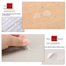 10 件圆形 10 毫米 * 30 粒亚克力双面胶带无痕纳米防水胶贴家居派对装饰汽车固定垫、贴纸、墙贴花、乙烯基贴花用于家居装饰、春季装饰物品刷新您的家、节日装饰贴纸礼物生日毕业