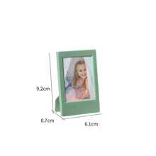 Ins Kẹo màu Nhựa Polaroid Khung ảnh , 3-inch Mini Hình chụp , Theo chiều dọc Hình chụp Đứng & Ví thẻ - Xám - Xem 5