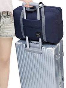 可摺疊的出行袋,男女通用儲物袋,便攜式女士手提包,大容量行李袋,多功能的旅行配件