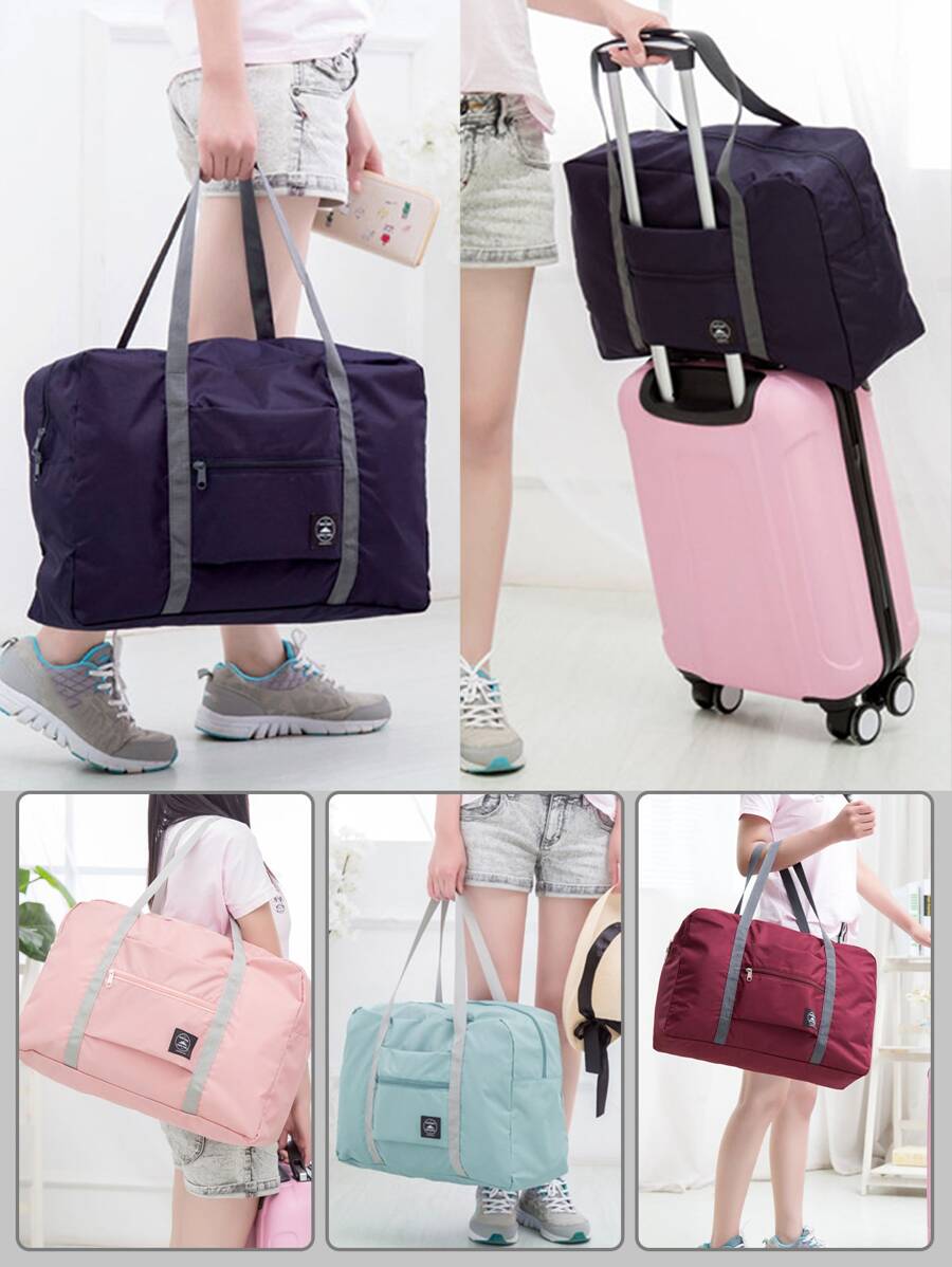 可摺疊的出行袋,男女通用儲物袋,便攜式女士手提包,大容量行李袋,多功能的旅行配件