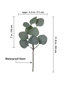 5 cái huynh diệp Lá Gốc Bó hoa Đồ trang trí Cho đám cưới , Nhà  Trang trí - màu xanh lá - Xem 4