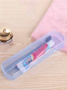 Bàn chải Hộp Giá đỡ bàn chải đánh răng Du lịch Bàn chải đánh răng Loại vỏ Ống Thùng đựng hàng Nhựa Người bảo vệ Đối với Nhà  Và Ngoài trời - Màu xanh lam - Xem 2