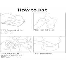 1入組3d獨角獸夜燈帶遙控和触摸控制，創意光學錯覺LED檯燈適用於臥室、假日、家庭、床頭裝飾16顆變色環境燈，送女生最好節日和生日禮物 - 彩色 - 查看 7