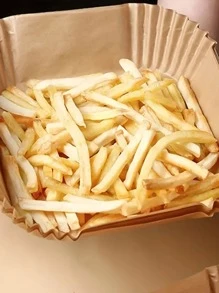 50入組紙製空氣炸鍋墊，烘焙用的羊皮紙，防黏蒸氣墊，8英寸空氣炸鍋廚房墊，空氣炸鍋紙，空氣炸鍋配件 - 棕色 - 查看 5