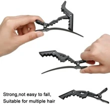 20入組/套專業美髮成套工具適用於沙龍染髮&DIY,包括染髮劑碗,刷&梳子,染髮劑混合碗,黑色 - 黑色 - 查看 6