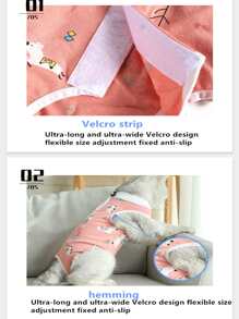 1pc Cartoon Graphic Pet Recovery Suit - Multicolor - View 4