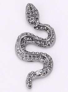 5入組黑色蛇美甲配件裝飾用品蛇裝飾用品DIY美容院適用於假期指甲片 - 黑色 - 查看 4