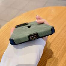 WeiMi Funda de teléfono con estampado de ciervos de color verde manzana, resistente al agua, a los golpes y a los arañazos - Verde - Ver 4