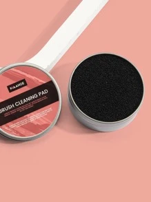 MAANGE 1pc Brush Cleaner,Easy To Use In Everyday,Tools For Cleaning Makeup Brushes - Brown - View 2