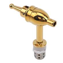 1pc 12mm Glass Jar Faucet Tap For Water Tank With Copper Valve - Gold - View 3