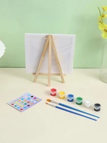 1入組孩子們塗鴉繪畫套裝手工塗料填充油畫板 - 彩色 - 查看 6
