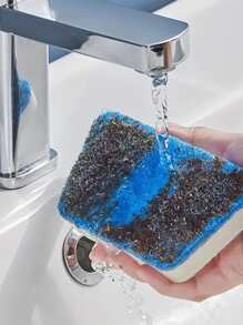 1入組多功能浴室牆刷可拆卸長柄家用地面浴缸清潔刷陶瓷製品瓷磚海綿清潔刷 - 白色 - 查看 4